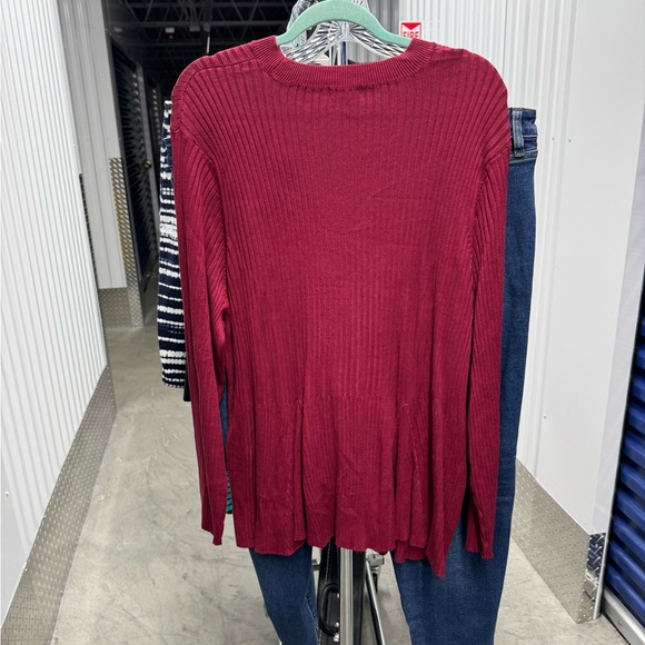Venus | Burgundy Swing Sweater | size 3x - Picture 2 of 3